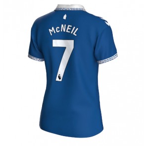 Everton Dwight McNeil #7 Hjemmebanetrøje Dame 2023-24 Kort ærmer